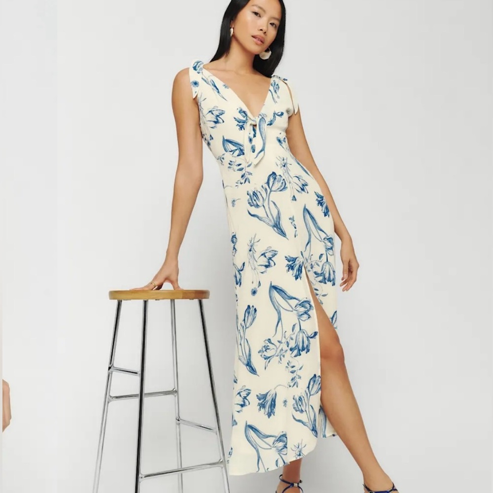 Reformation Harper dress in “Lisse” color - Picture 2 of 13
